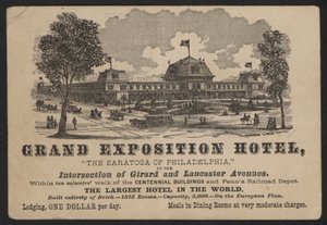 Gran Exposición Hotel, Filadelfia